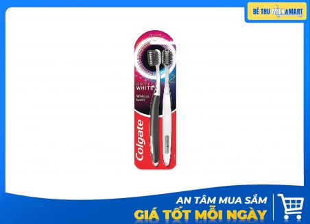 Bàn Chải Đánh Răng Colgate Optic White Bộ Đôi