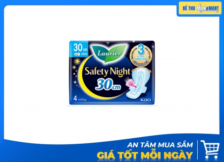 Băng Vệ Sinh Ban Đêm Laurier 30cm 4 Miếng