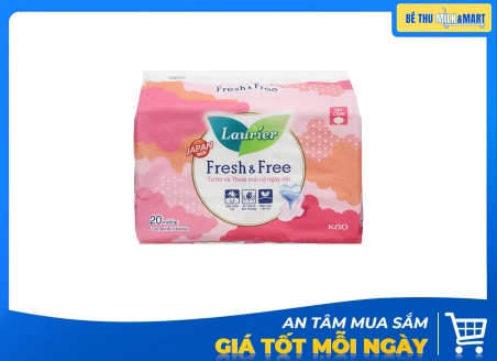 Băng Vệ Sinh Ban Ngày Laurier Dày Cánh 20 Miếng