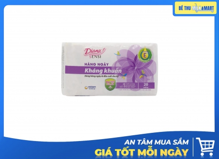 Băng Vệ Sinh Hàng Ngày Diana Sensi Kháng Khuẩn 20 Miếng