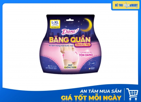 Băng Vệ Sinh Quần Diana Beauty Hip L/XL 2 Miếng