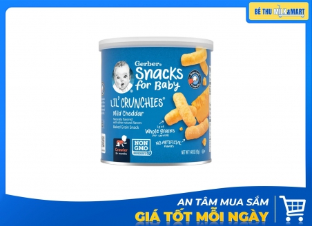 Bánh Ăn Dặm Gerber Puffs Phô Mai 42g