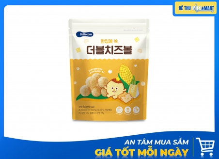 Bánh Bỏng Bi Ăn Dặm Bebecook Vị Phô Mai 25g