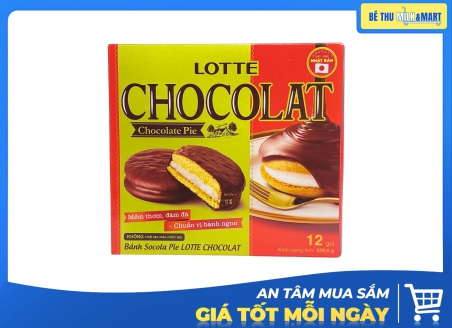 Bánh Bông Lan Bouchee Lotte Chocolat Socola 339.6g