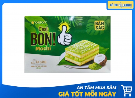 Bánh Bông Lan C'est Mochi Cốm Dừa 8P