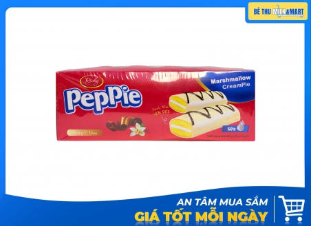 Bánh Bông Lan PepPie Socola Trắng 360g