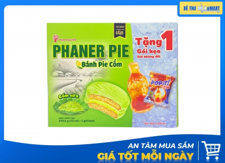 Bánh Bông Lan Phaner Pie Cốm 289g Tặng
