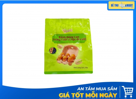Bánh Bông Lan Trứng Cười Weisiel Vị Hạt Dẻ 248g
