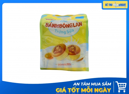 Bánh Bông Lan Weisiel Trứng Sữa 360g