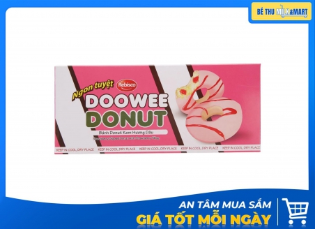 Bánh Donut Dowee Dâu 145g