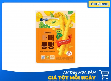Bánh Gạo Ăn Dặm Thanh Dài Bebecook Bắp Nướng 40g