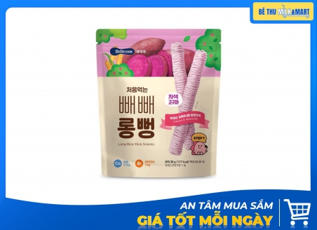 Bánh Gạo Ăn Dặm Thanh Dài Bebecook Khoai Lang 40g