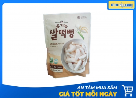 Bánh Gạo Ăn Dặm Thanh Dẹt Moms Choice Nguyên Vị 25g
