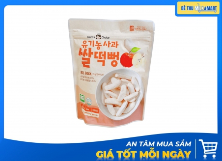 Bánh Gạo Ăn Dặm Thanh Dẹt Moms Choice Táo 25g
