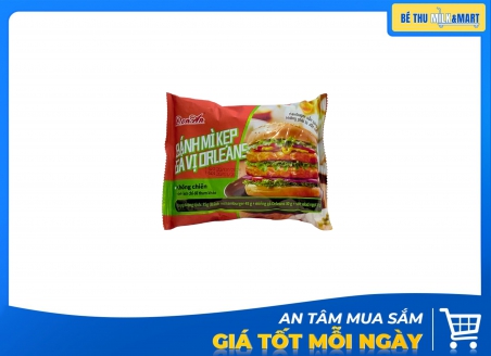 Bánh Mì Hamburger Kẹp Gà Vị Orleans 85g