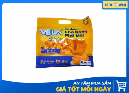 Bánh Mì Sandwich Vela Chà Bông Phô Mai 280g