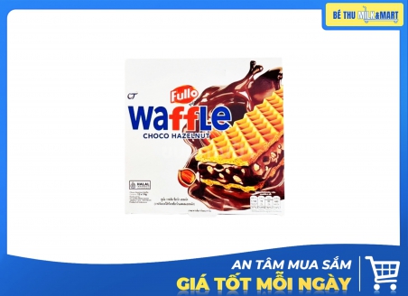 Bánh Xốp Fullo Waffle Socola Hạt Phỉ 221g