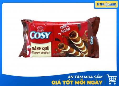 Bánh Xốp Ốc Quế Cosy Socola 126g