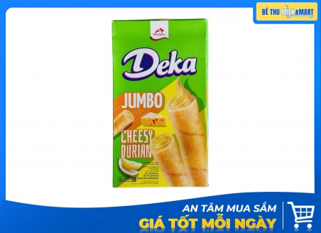 Bánh Xốp Ống Deka Jumbo Phô Mai Sầu Riêng 280g