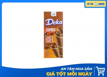 Bánh Xốp Ống Deka Jumbo Socola Choco Choco 140g