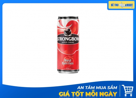 Bia Strongbow Dâu Đỏ 320ml