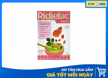 Bột Ăn Dặm Ridielac Heo Bó Xôi 200g