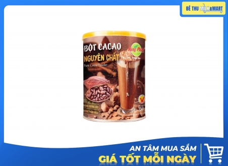 Bột Cacao Nguyên Chất Hùng Phát 350g