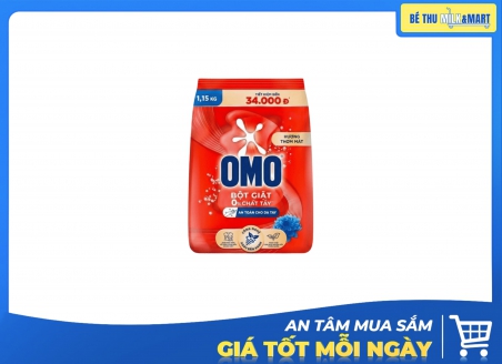 Bột Giặt Omo Hương Thơm Mát 1.15kg