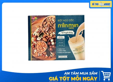 Bột Ngũ Cốc Dinh Dưỡng Min Min Vị Truyền Thống 500g