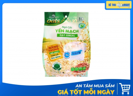 Bột Ngũ Cốc Yến Mạch Ít Đường Xuân An 400g