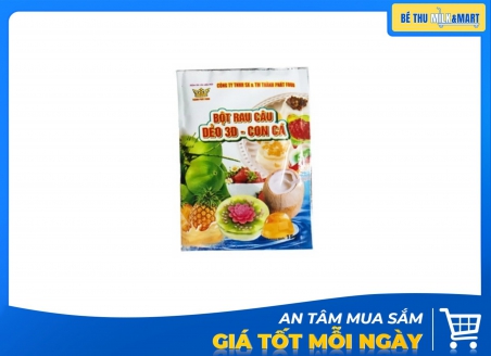 Bột Rau Câu Dẻo 3D Con Cá