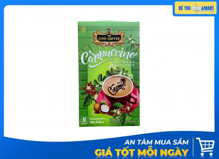 Cà Phê Hòa Tan King Coffee Cappuchino Dừa 240g