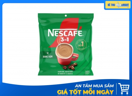 Cà Phê Hòa Tan Nescafe Vị Rang Đậm Xanh 736g