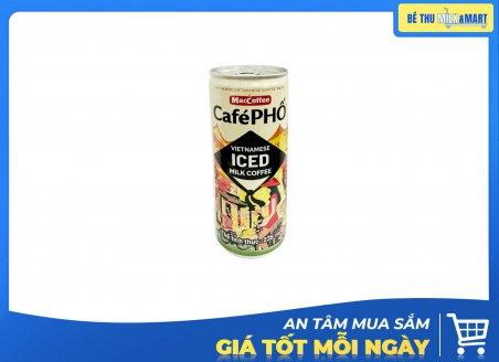 Cà Phê MacCoffe Phố Sữa Đá 235ml