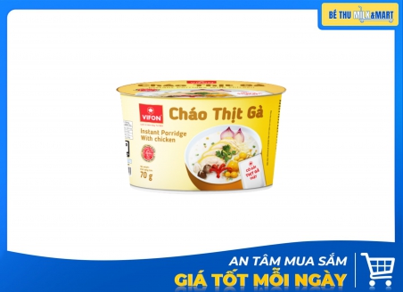 Cháo Tô Vifon Thịt Gà 70g