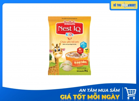 Cháo Yến Việt Nest IQ Trẻ Em Vị Thịt Bằm 50g