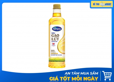 Dầu Ăn Simply Gạo Lứt 1l