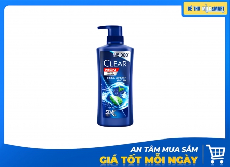 Dầu Gội Clear Men Bạc Hà Mát Lạnh 350g