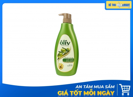 Dầu Gội Xả Oliv 2in1 Chắc Khỏe Bồng Bềnh 650ml Kẹp
