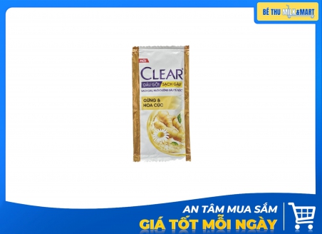 Dây Dầu Gội Clear Gừng & Hoa Cúc 6g