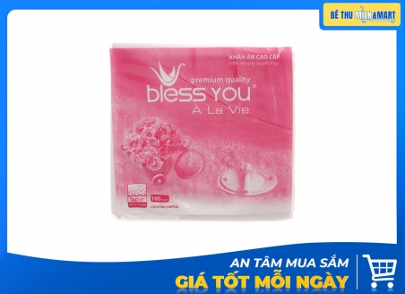 Giấy Rút Bless You Úp Chén 100 Tờ