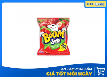 Kẹo Dẻo Boom Jelly Dâu 25g