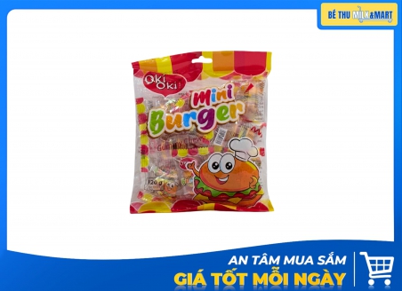 Kẹo Dẻo Mini Burger Oki Oki 120g