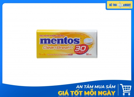 Kẹo Ngậm Mentos Chanh Bạc Hà 35g