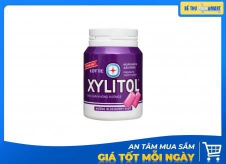 Kẹo Singum Xylitol Blueberry Mint 55.1g