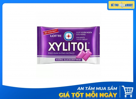 Kẹo Singum Xylitol Không Đường Hương Blueberry Mint 11.6g