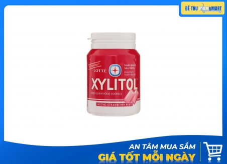 Kẹo Singum Xylitol Strawberry Mint 55.1g