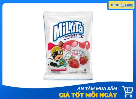 Kẹo Sữa Milkita Hương Dâu 75g