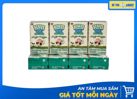 Kun 100% Sữa Tươi Có Đường 110ml