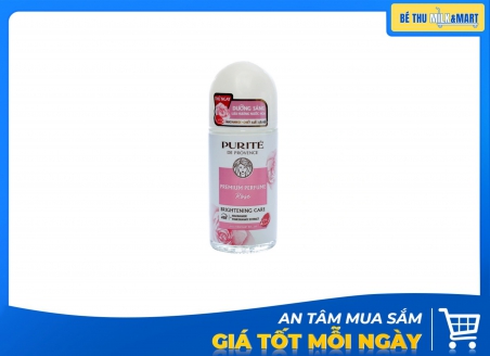 Lăn Khử Mùi Purite Hoa Hồng 50ml